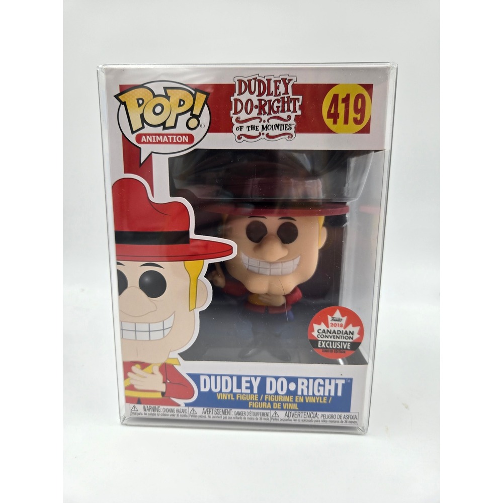 Funko Pop! Animation Dudley Do-Right #419 Canadian Convention Exclusive